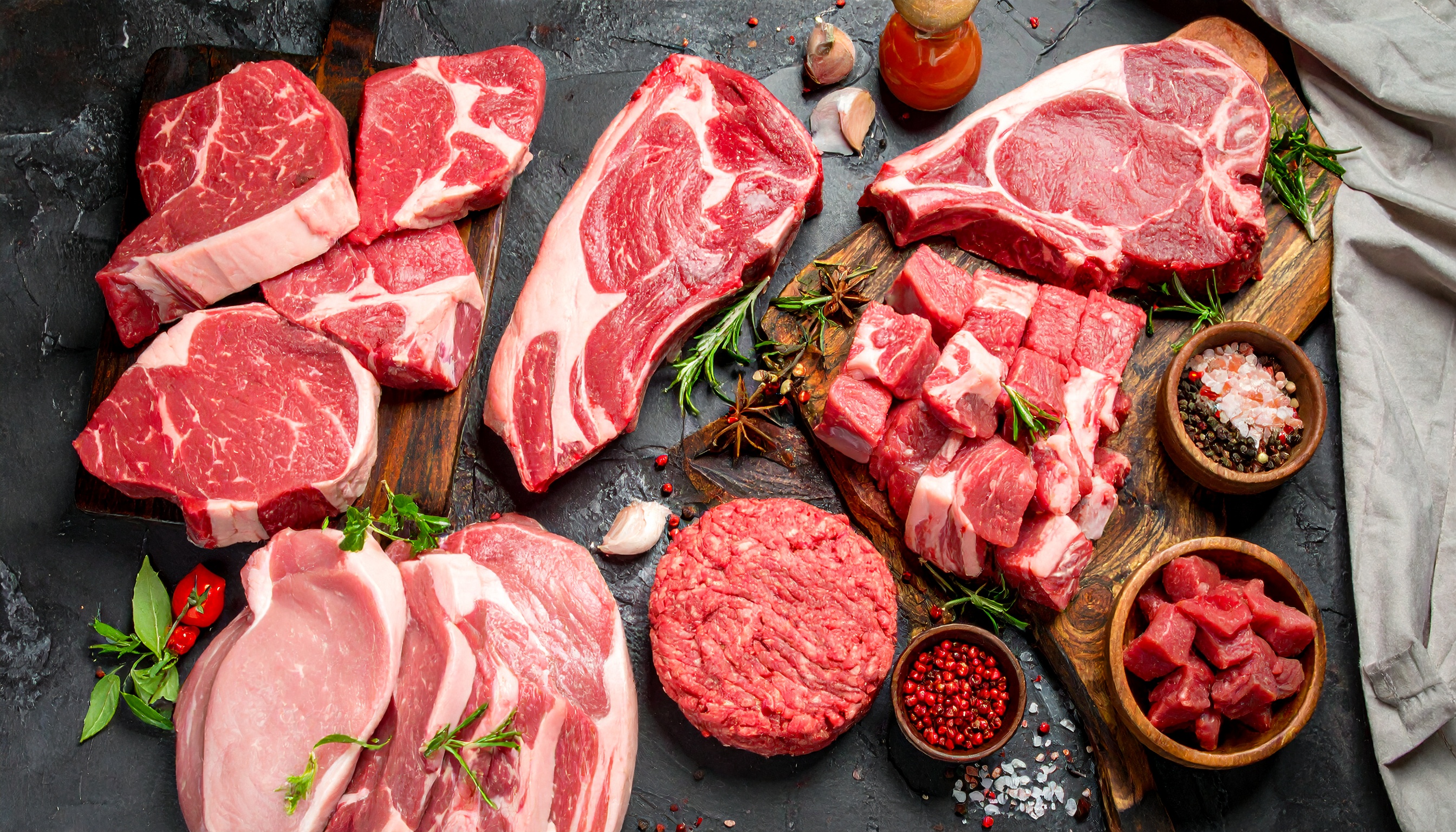 Cortes customizados de carne